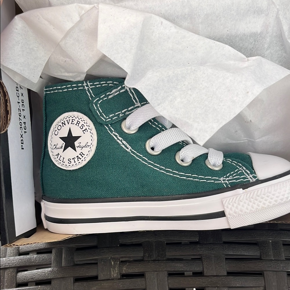 Converse Green High-Top Sneakers